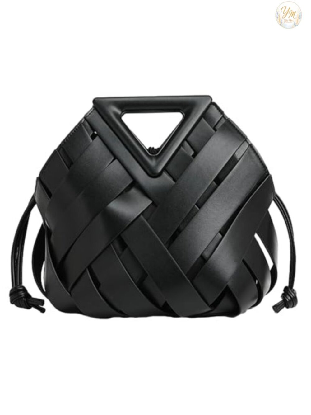 Vegan Leather Woven Clutch Crossbody Shoulder Bag